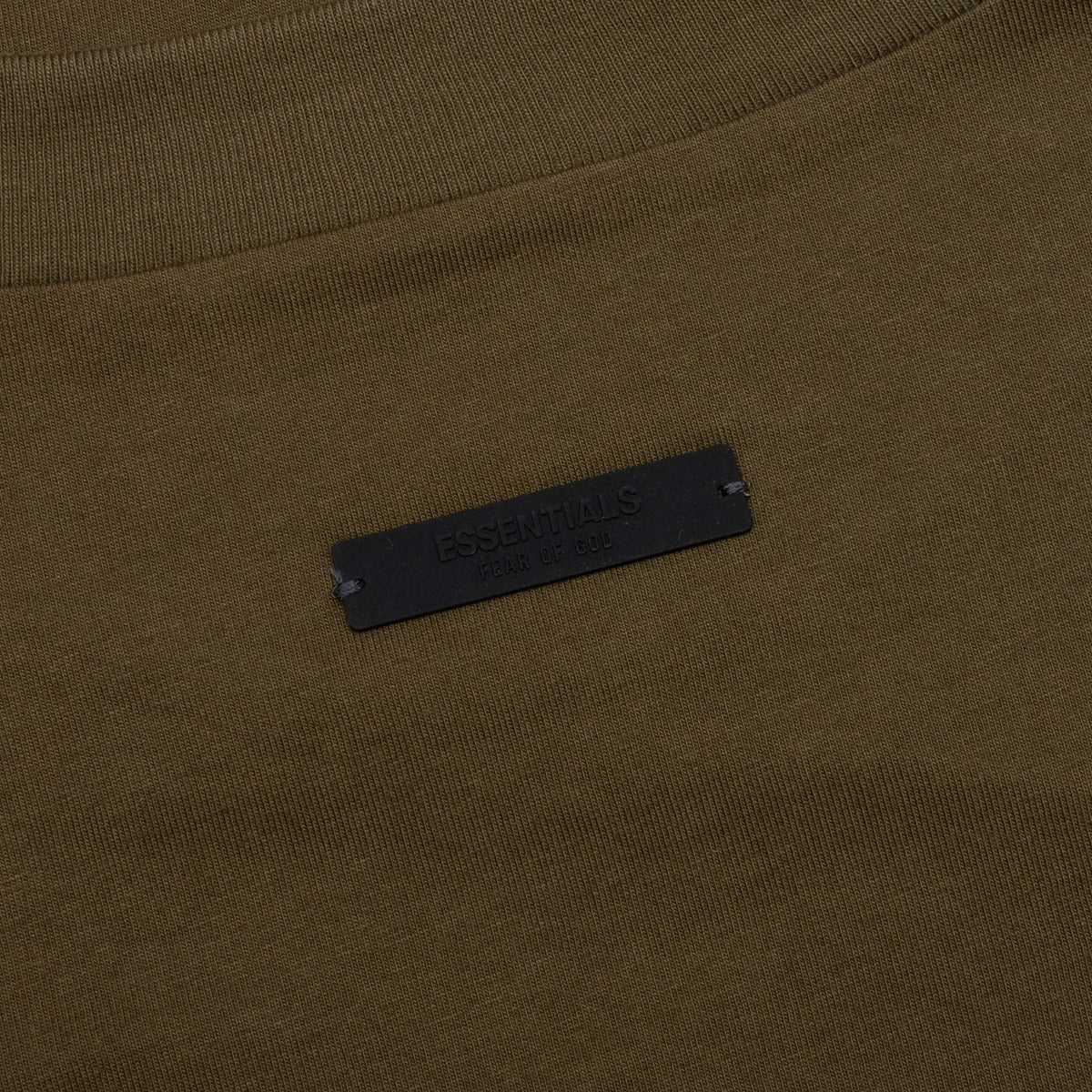 Jersey Crewneck Tee - Olive