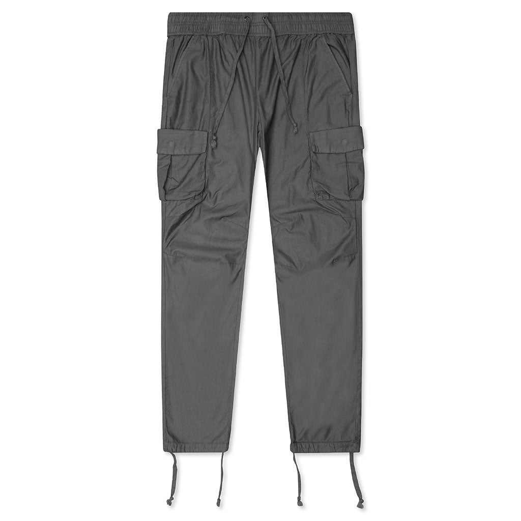 Back Sateen Cargo Pants - Charcoal
