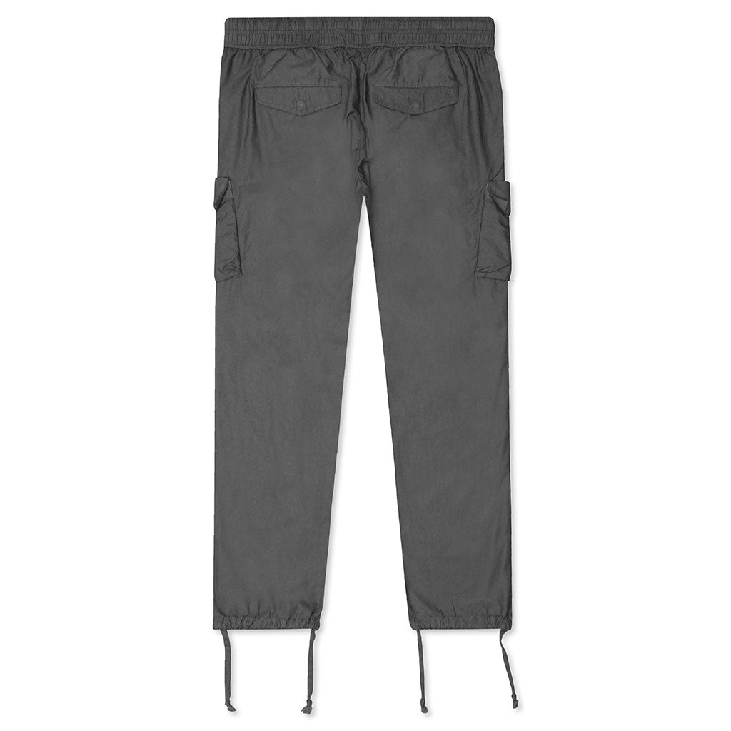 Back Sateen Cargo Pants - Charcoal