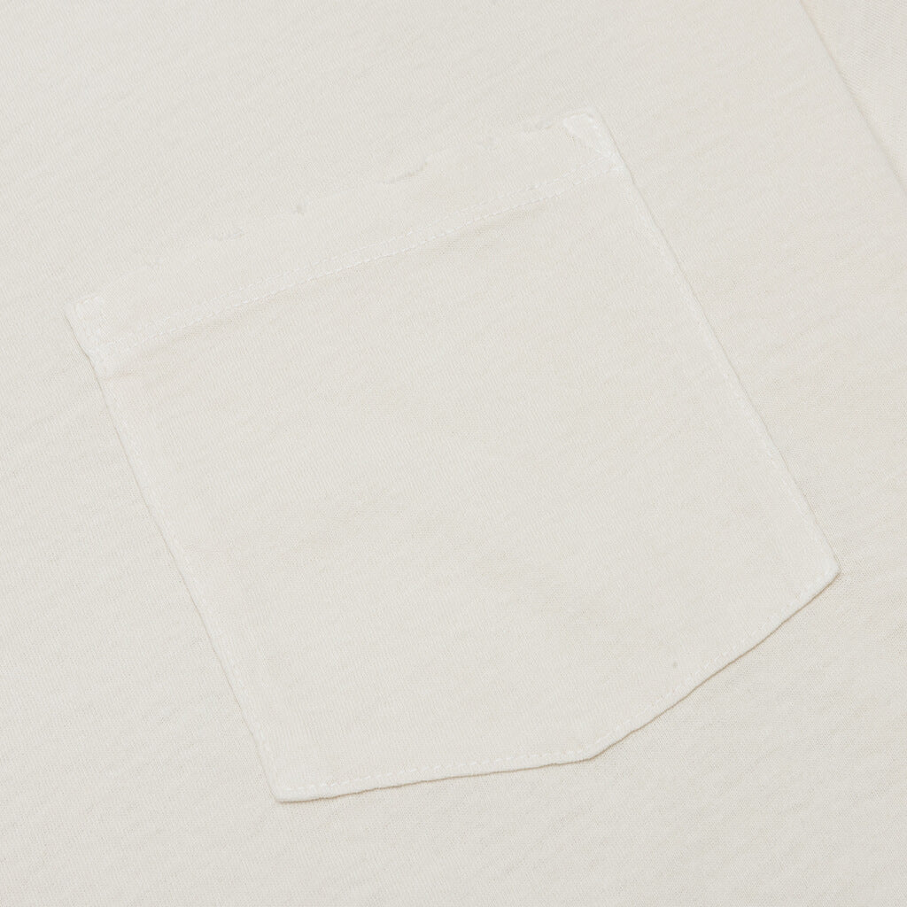 Folsom Pocket Tee - Vintage White
