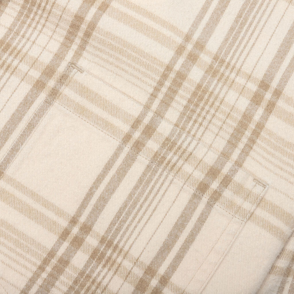 Hemi Oversized Shirt - Wheat Check