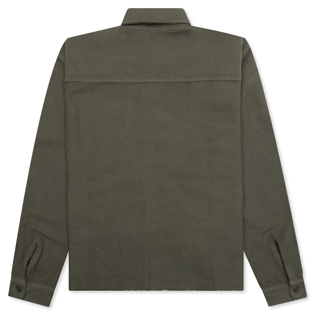 Hemi Oversized Shirt Solid - Olive