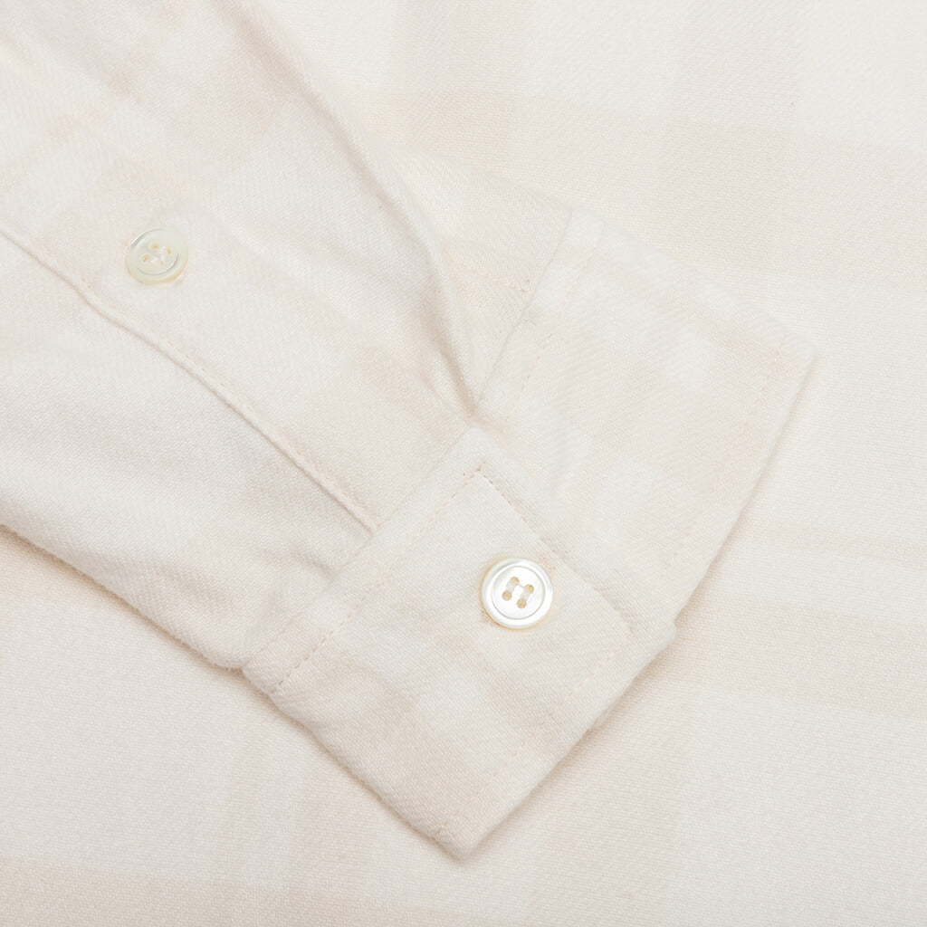 Sly Straight Hem - Papyrus Check