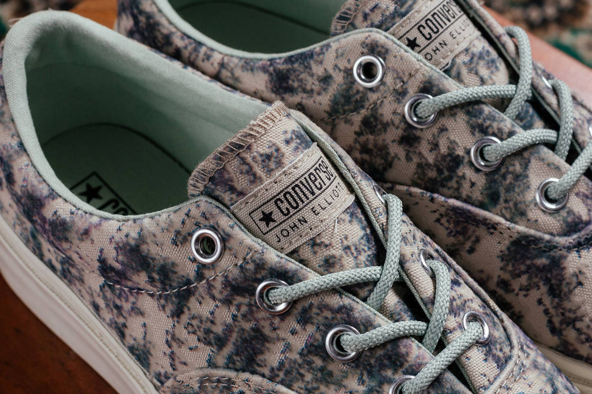 Converse x John Elliott Skid Grip Ox - French Oak/Green