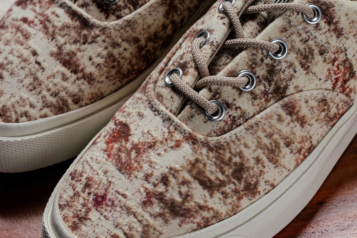 Converse x John Elliott Skid Grip Ox - Antique White/Brown