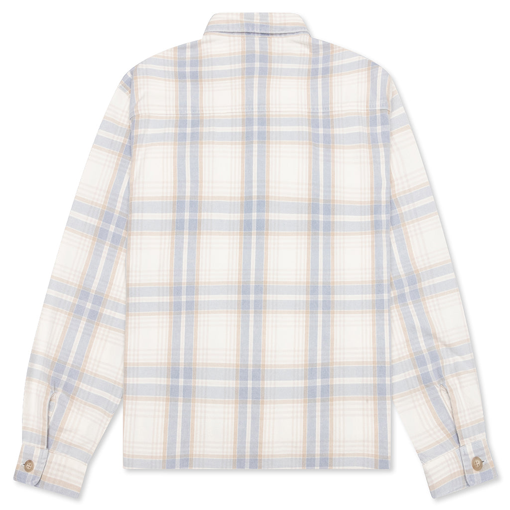 Hemi Oversized Shirt - Ivory/Blue