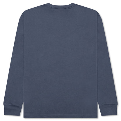 Wordmark Long-Sleeve T-Shirt - Diffused Blue