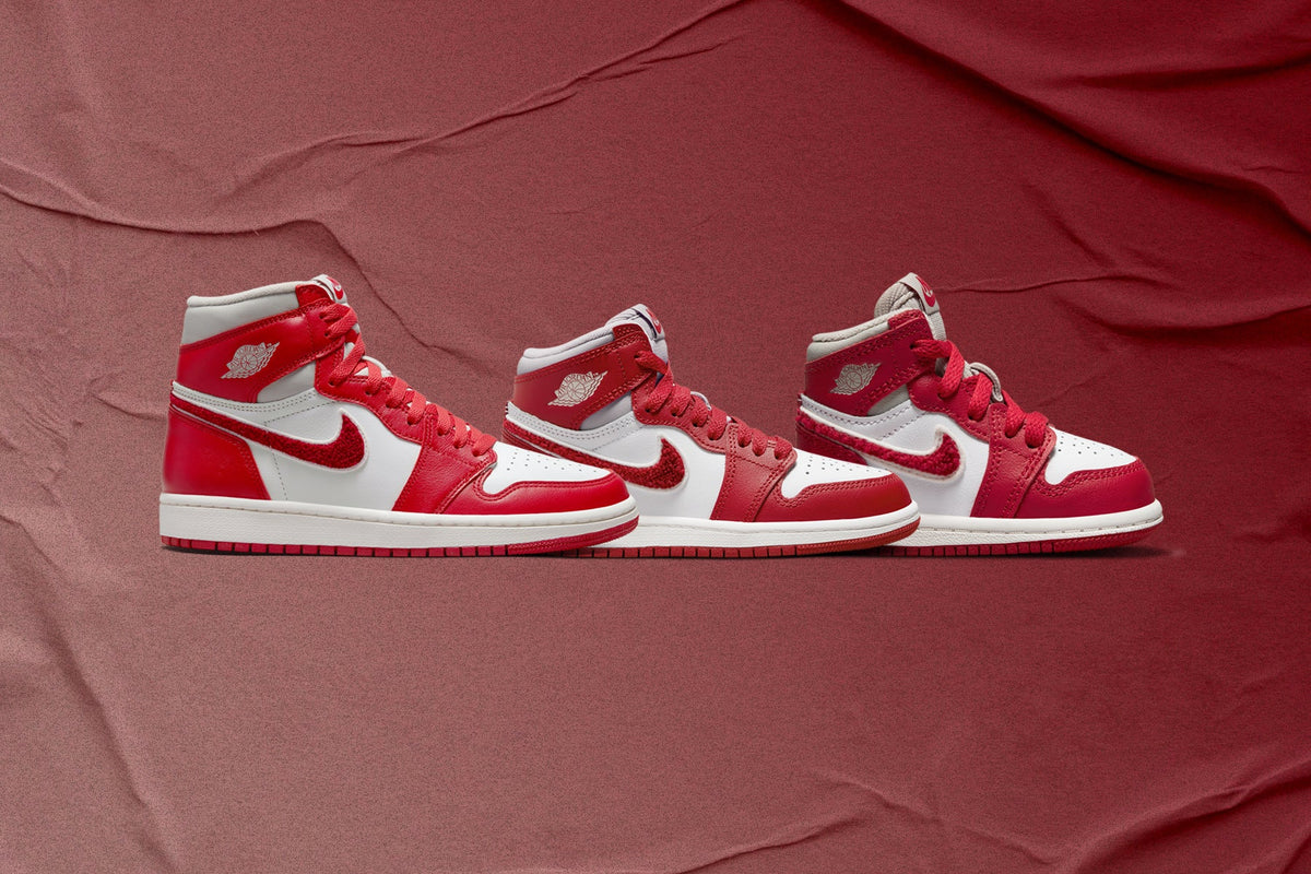 Air Jordan 1 Retro High OG (PS) - Light Iron Ore/Varsity Red/Sail