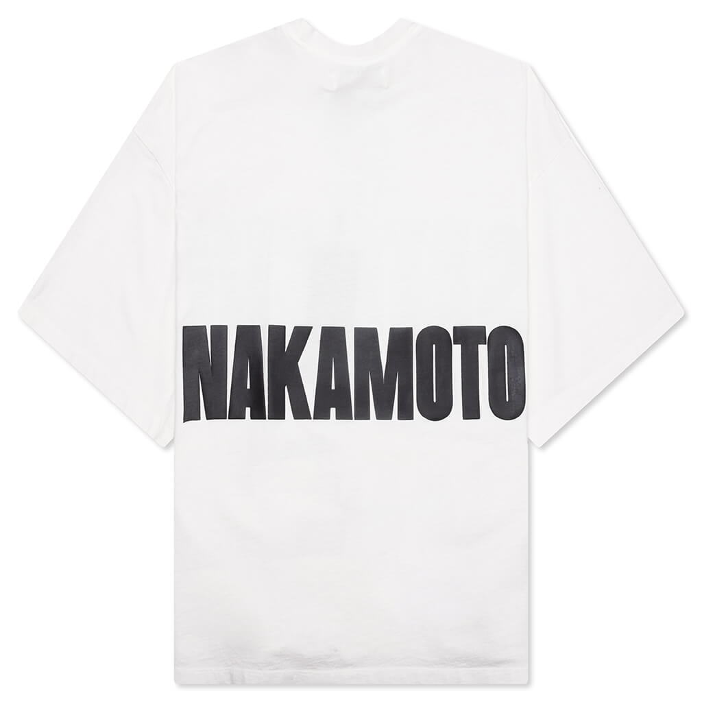 Jumbo Font Oversized Tee - White