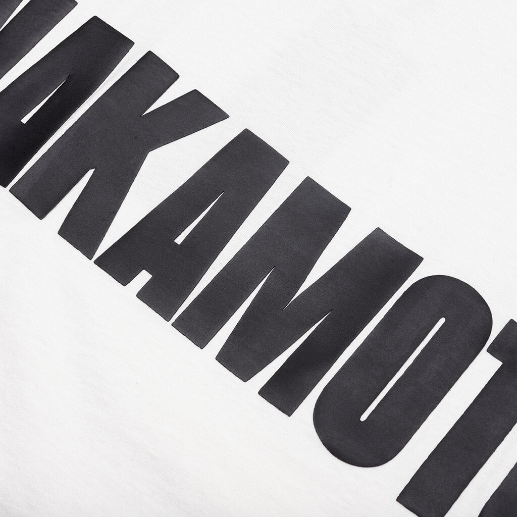 Jumbo Font Oversized Tee - White