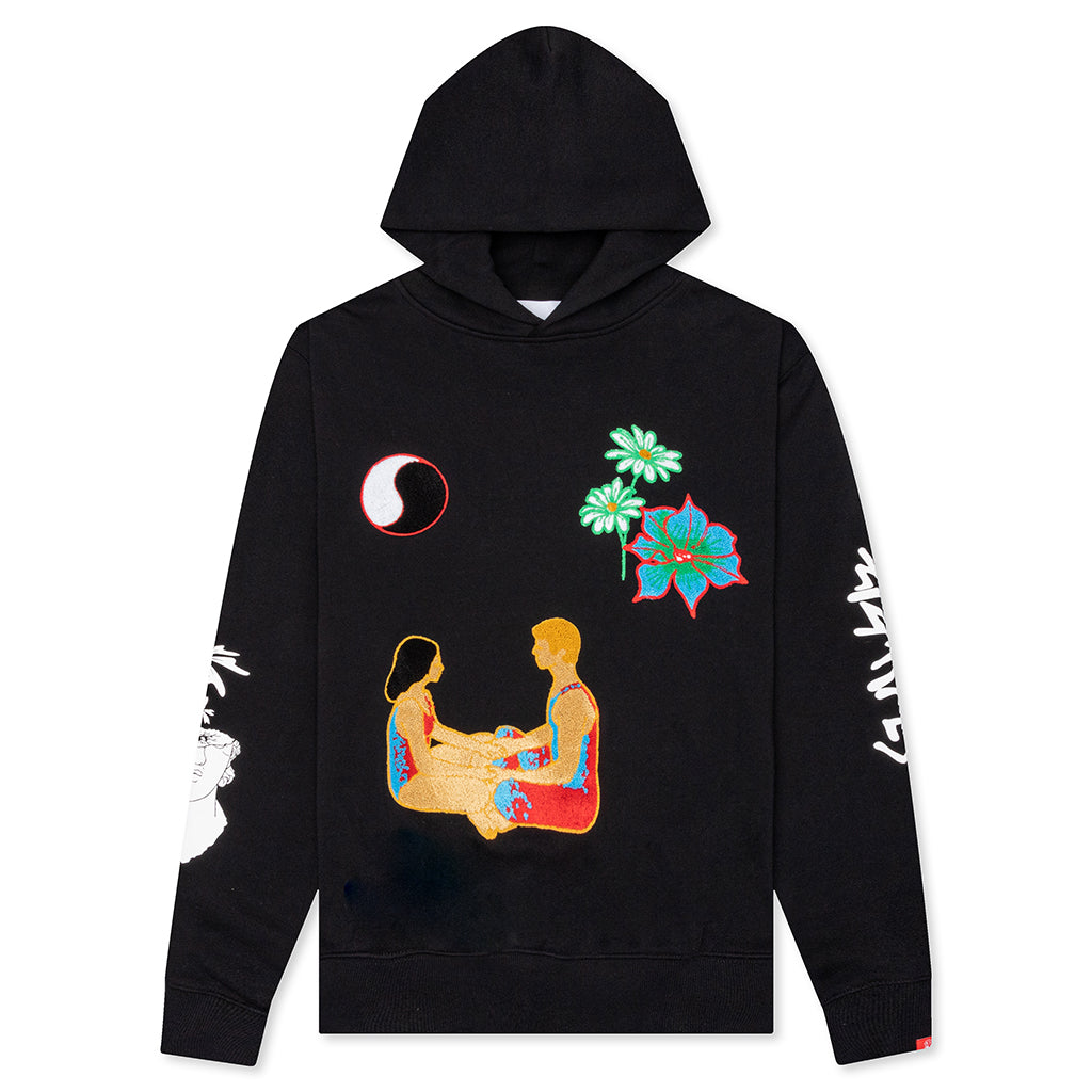 Connection Chenille Hoodie - Black