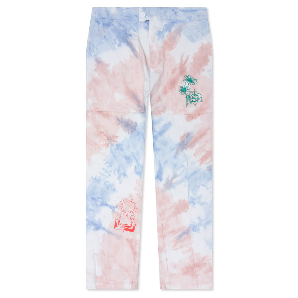 Growth Connection Change Minimal Tie Dye Work Pants - Multi
