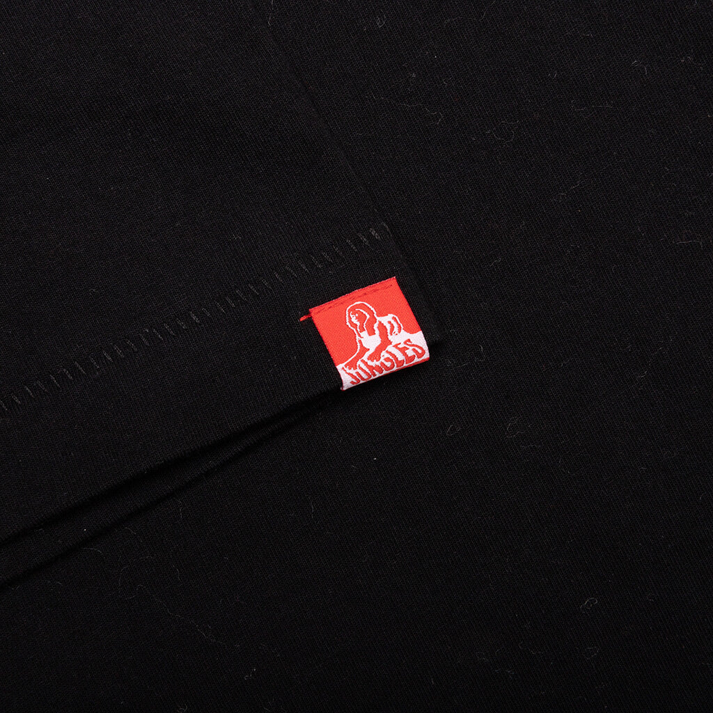 Please Don't Step My Rainbow Tee - Black