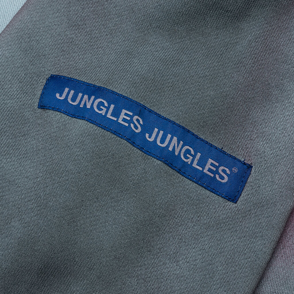 Spray Dyed Hoodie - Blue/Rose