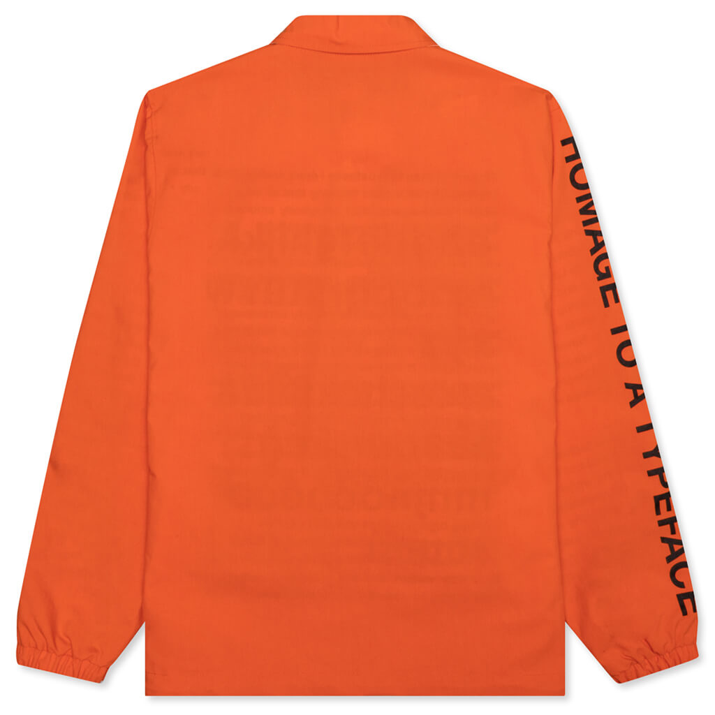 Helvetica Reversible Blouson - Orange/Black
