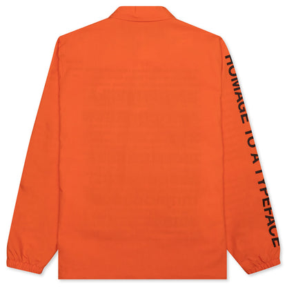 Helvetica Reversible Blouson - Orange/Black