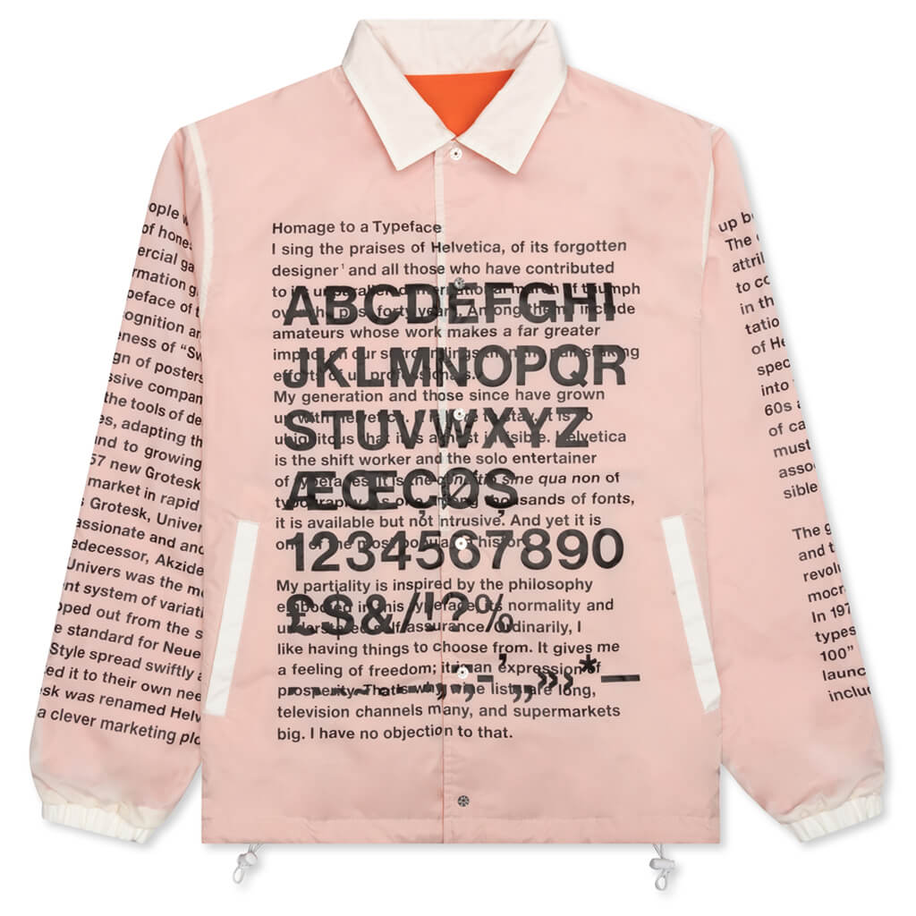 Helvetica Reversible Blouson - Orange/Black