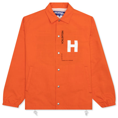 Helvetica Reversible Blouson - Orange/Black