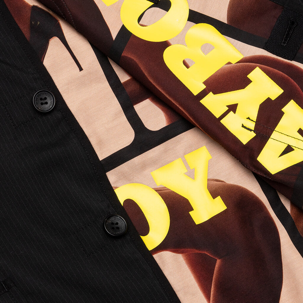 Playboy Jacket - Black/Charcoal