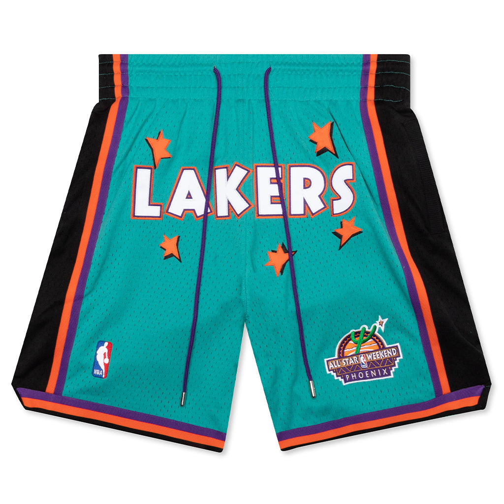 NBA Rookie Shorts Los Angeles Lakers 1995 - Teal