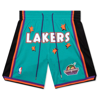 NBA Rookie Shorts Los Angeles Lakers 1995 - Teal