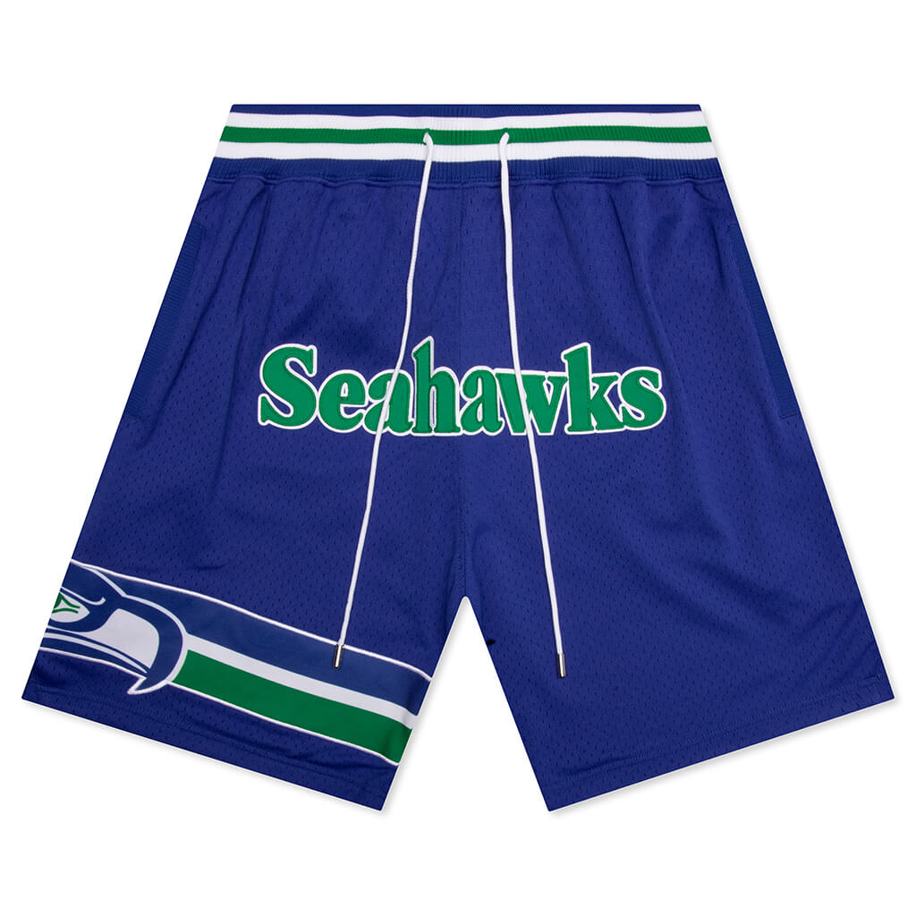 NFL Throwback  Seahawks Shorts  - Royal Blue