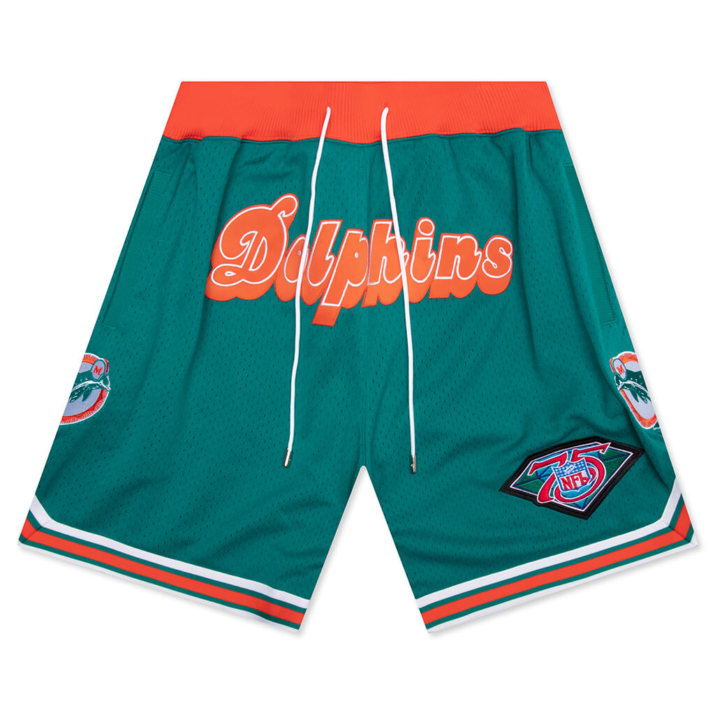 NFL Throwback Dolphins Shorts - Teal