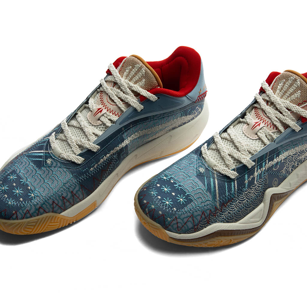 ANTA x Sneaker Politics KAI 3 'Patchwork' - Sky Blue/Off White/Khaki