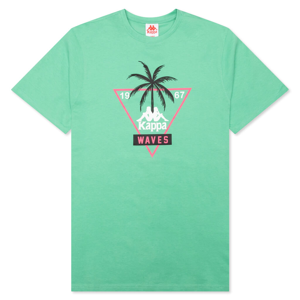 Authentic Accompong T-Shirt - Light Green/Black
