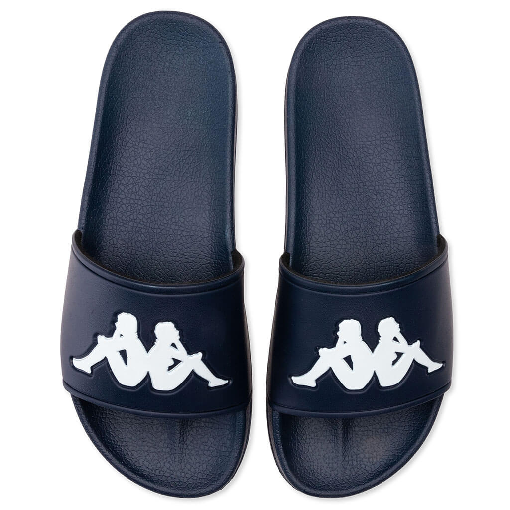 Authentic Adam 2 Slides - Blue Marine/White