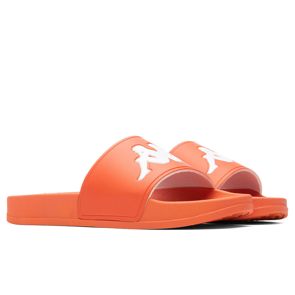 Authentic Adam 2 Slides - Orange Smutty/White