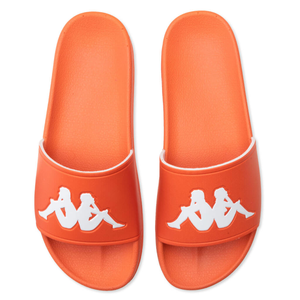 Authentic Adam 2 Slides - Orange Smutty/White