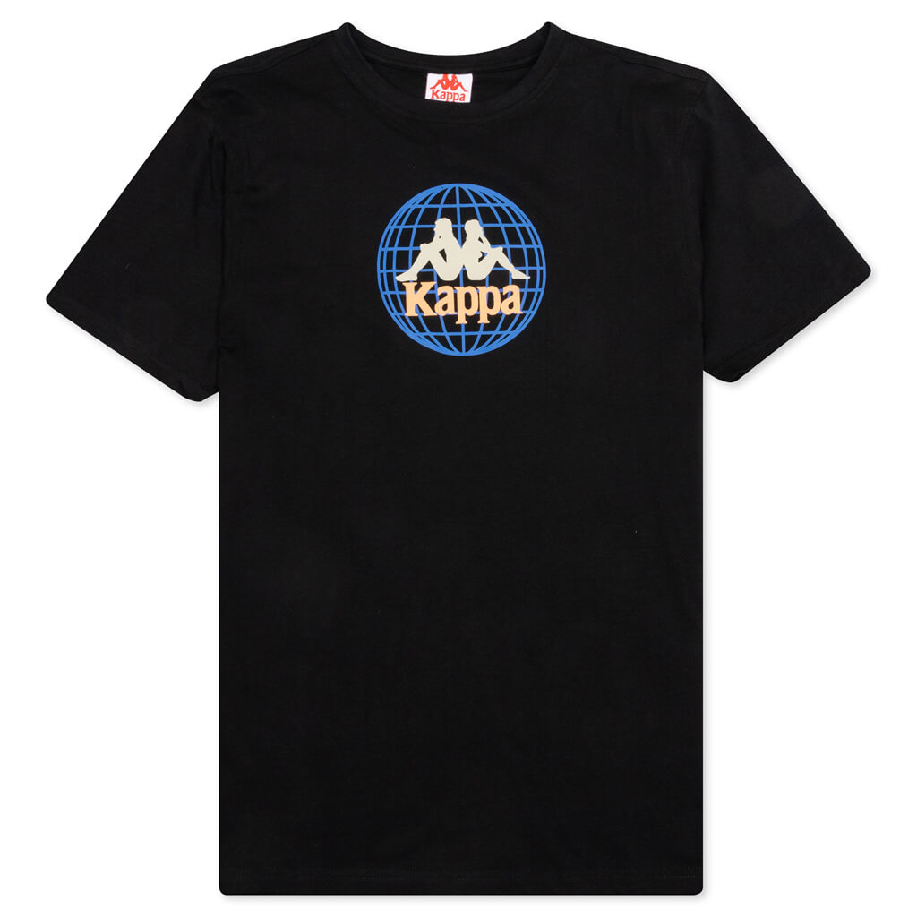 Authentic Ajoban T-Shirt - Black Smoke/Orange Salmon