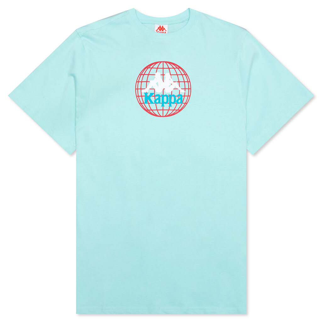 Authentic Ajoban T-Shirt - Green Water/Blue Peacock