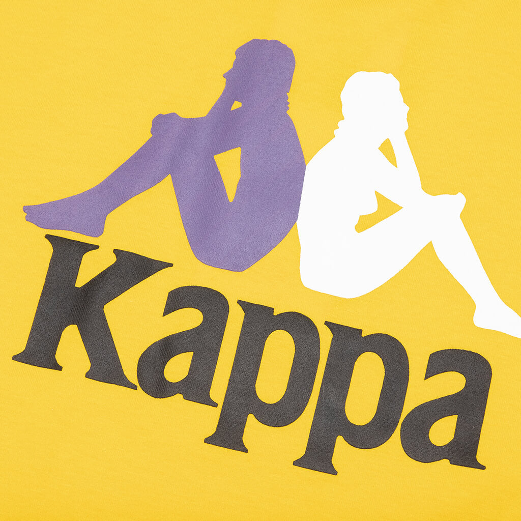Authentic Estessi T-Shirt - Dark Yellow/Violet/White