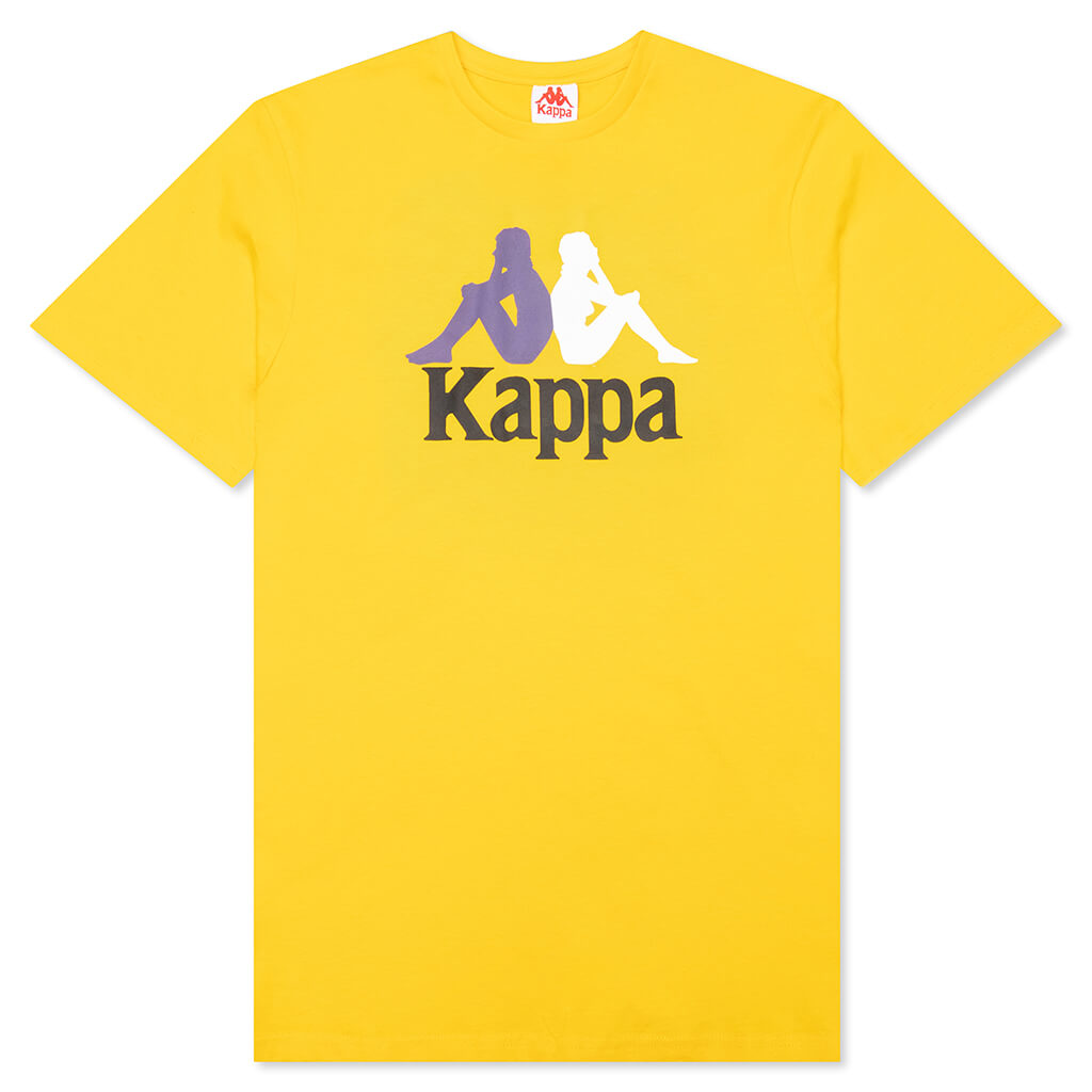 Authentic Estessi T-Shirt - Dark Yellow/Violet/White