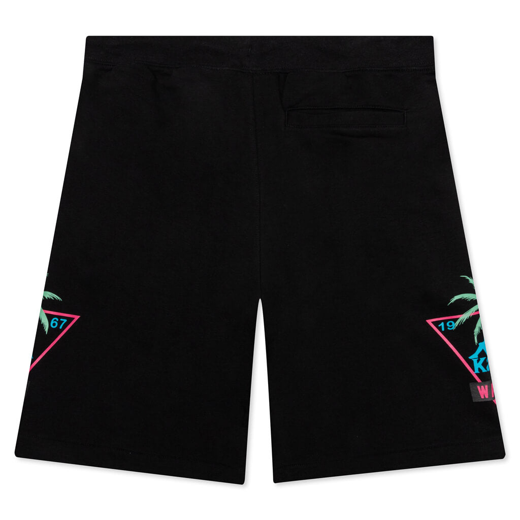 Authentic Falmouth Shorts - Black/Light Green