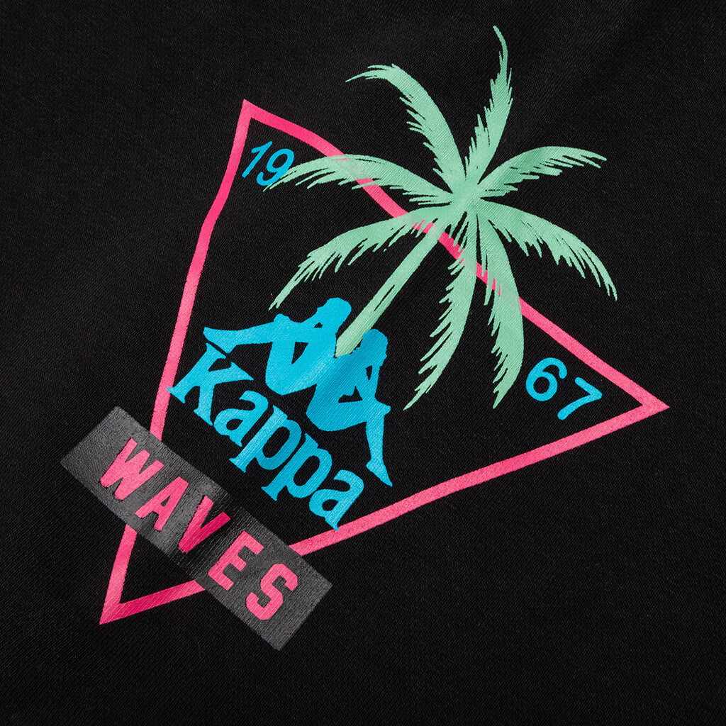 Authentic Falmouth Shorts - Black/Light Green