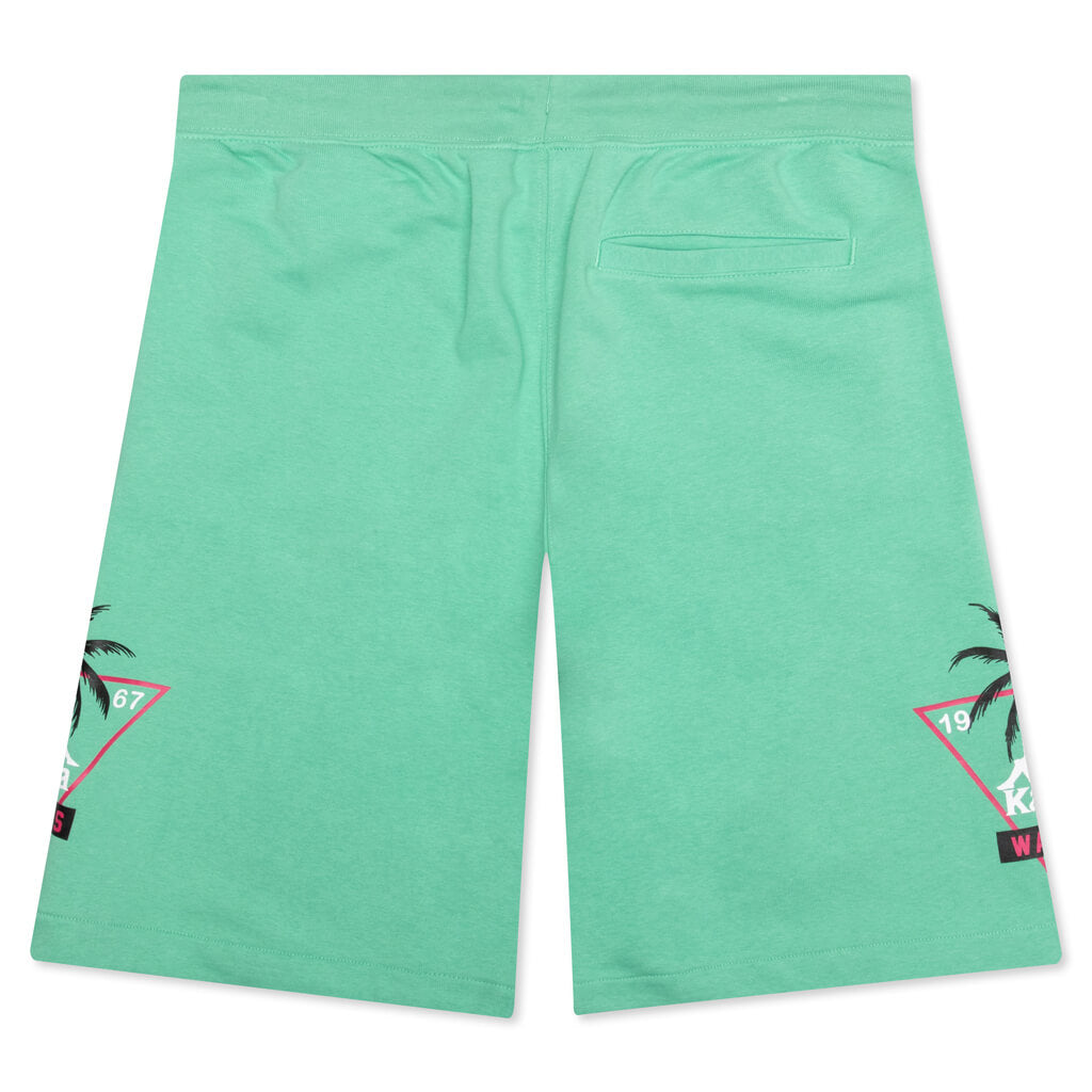 Authentic Falmouth Shorts - Light Green/Black