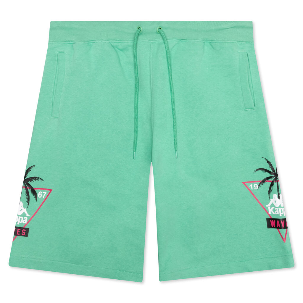 Authentic Falmouth Shorts - Light Green/Black