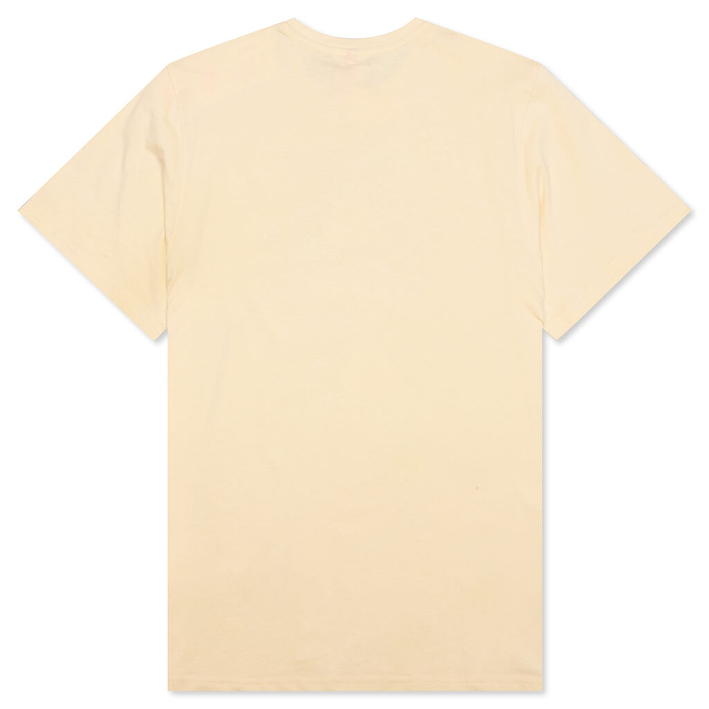 Authentic Franeker T-Shirt - Beige Ecru/Brown/Blue Cielo