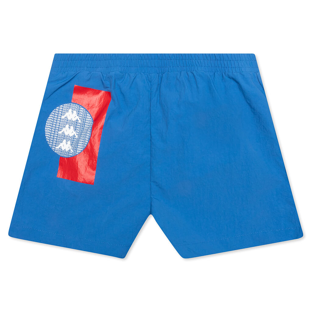 Authentic HB Ethan Swim Shorts - Blue Royal/Red