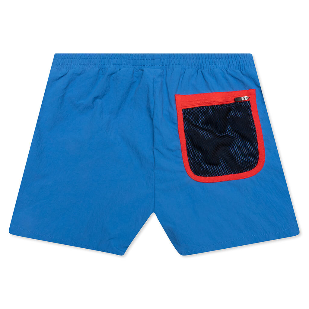 Authentic HB Ethan Swim Shorts - Blue Royal/Red