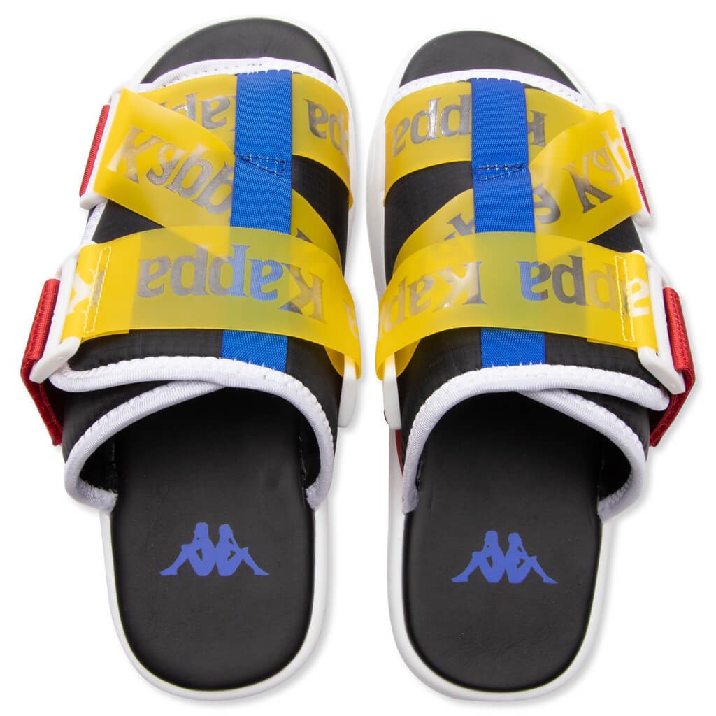Authentic Mitel 1 Sandals - Black/Yellow