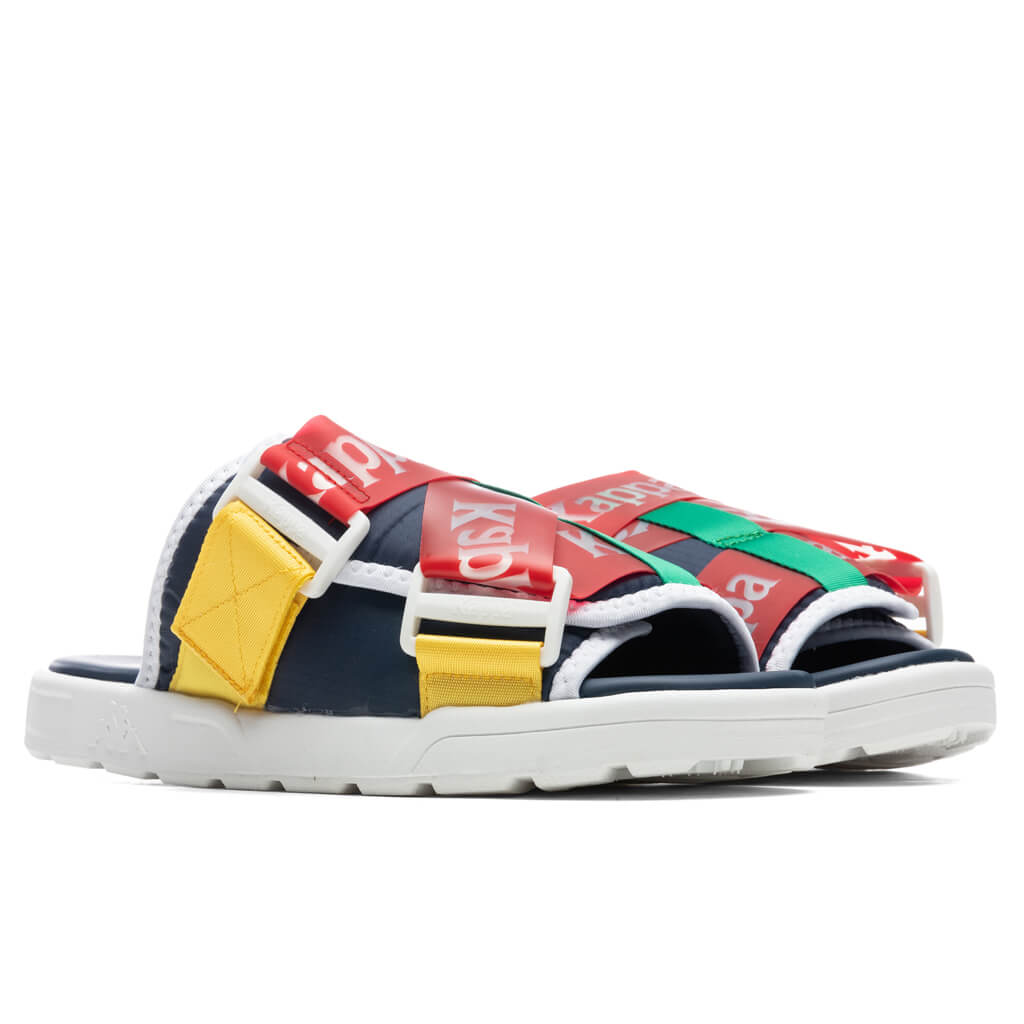 Authentic Mitel 1 Sandals - Dark Blue/Red