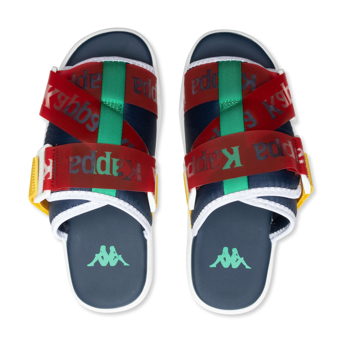 Authentic Mitel 1 Sandals - Dark Blue/Red