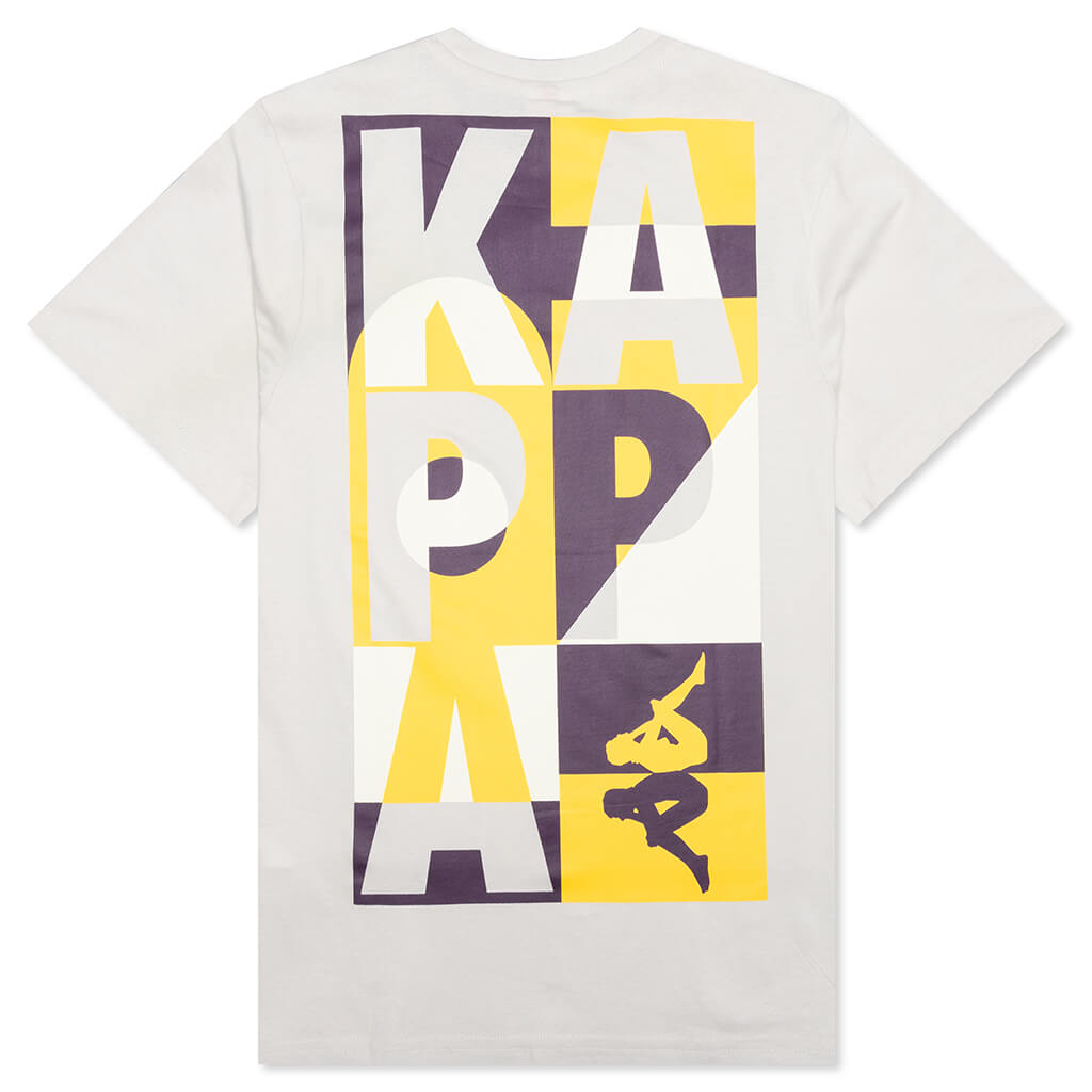 Authentic Molongio T-Shirt - Grey Silver/Violet Bloom/Yellow
