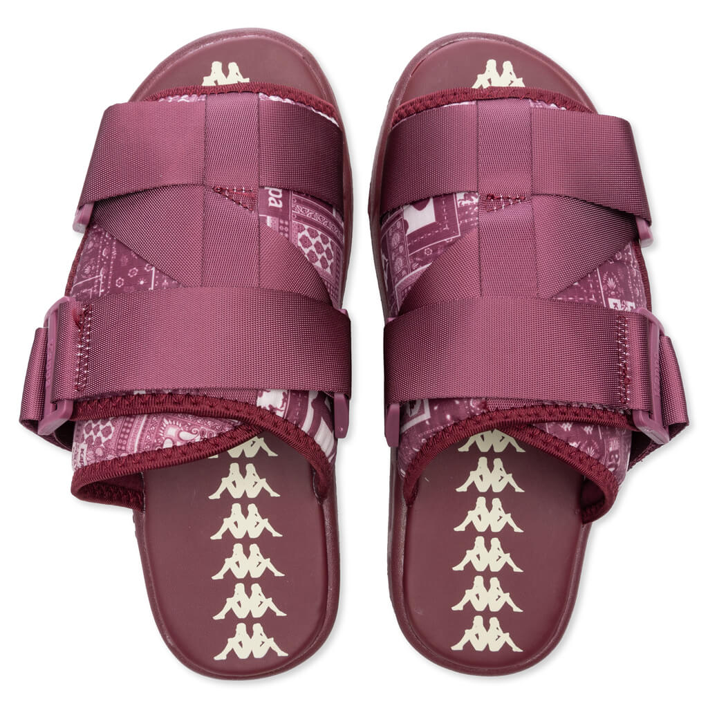 Authentic Nuuk 1 Sandals - Burgundy/Light Beige