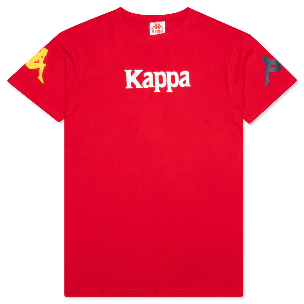 Authentic Paroo T-Shirt - Red/Dark Yellow