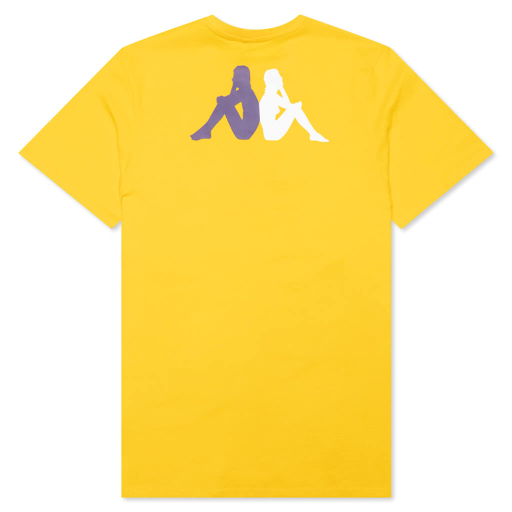 Authentic Runis T-Shirt - Dark Yellow/Violet/White